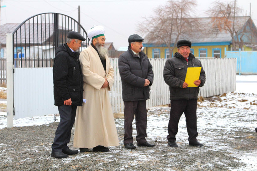 выступление перед открытием мечети в деревне Абзелилово